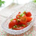 さとみわ's cooksnap of when they made ミニトマトのわさび醤油和え♡.