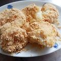 みゃじま's cooksnap of when they made ☆手づかみ離乳食☆きなこ豆腐だんご.