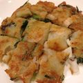 3人姉弟食べ盛り's cooksnap of when they made タレがお勧め★もちもちジャガイモチヂミ.