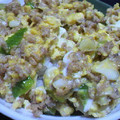 ＳＯＲＡ＿ＳＯＲＡ's cooksnap of when they made ねぎ・卵・豚挽肉のぽろぽろ炒め.