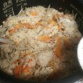 ソルティ✨'s cooksnap of when they made 圧力鍋・揚げとこぼうの炊き込みご飯.