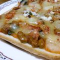 犬Gyami's cooksnap of when they made ボリューム満点!!キムチ納豆トースト.