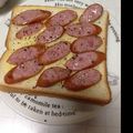 miimiiko's cooksnap of when they made ウィンナーマヨネーズトースト.