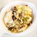 ダリア☆'s cooksnap of when they made 牛肉と絹どうふの卵とじ丼.