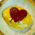 もここあらぶ's cooksnap of when they made 弁当箱にもすっぽり☆オムライス.
