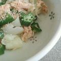 みのさとう's cooksnap of when they made オクラとたまねぎのツナサラダ.