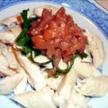 mikochang's cooksnap of when they made レンジで簡単！ふっくらジューシーささみ♪.
