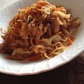 みうﾁｬﾝ's cooksnap of when they made 麺は半分♡切干大根deヘルシーな焼きそば.