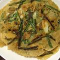 azubii's cooksnap of when they made 米粉＆片栗粉で!ｲｶと野菜のﾁﾁﾞﾐ☆.