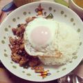 ミドりん's cooksnap of when they made 簡単アジア飯☆バジル炒めご飯”ガパオ”.