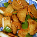 muuyome's cooksnap of when they made ちくわとピーマンのごま塩きんぴら♪.