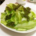 Ruri03's cooksnap of when they made レタスと海苔のサラダ.