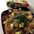 ポヨちママ's cooksnap of when they made 豚バラ生姜きのことさつま芋の炊込みご飯.