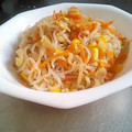memgeg's cooksnap of when they made ∮塩麹で♪切干と白滝とコーンの炒め煮∮.