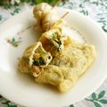 かずえ亭２号's cooksnap of when they made ほうれん草ツナチーズの油揚げ包み焼き.