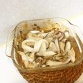 komutatata's cooksnap of when they made 醤油麹イカとキノコのトースター焼き.
