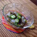 豆トマ's cooksnap of when they made 【低カロリー】もずくとオクラのおろし和え.