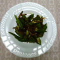 バウンド's cooksnap of when they made オクラと桜えびのエスニック炒め.