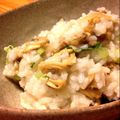bambibell's cooksnap of when they made アサリ粥.