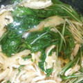梅尾の嫁さん's cooksnap of when they made 水菜とあげのあっさり煮物.