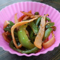 MoonPsyche's cooksnap of when they made ◆ピーマンとハムの甘辛炒め◆.