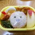 さとっちラバー's cooksnap of when they made 園児のお弁当 ブタさんおにぎり☆.