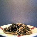 あかいきんぎょ's cooksnap of when they made 牛肉と山菜の和風パスタ.