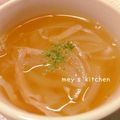 ∮愛菜．'s cooksnap of when they made 玉ねぎとベーコンのスープ.
