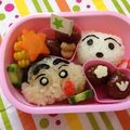 もなぴぃ's cooksnap of when they made キャラ弁 クレヨンしんちゃん.