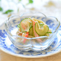 さとみわ's cooksnap of when they made カニカマで☆きゅうりの酢の物.