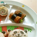 やまのさめ's cooksnap of when they made お弁当のおかず　ほうれん草の稲荷巻き.