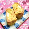 シャンプーハット's cooksnap of when they made 鮭フレークと青のりの卵焼き.