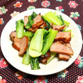 シャンプーハット's cooksnap of when they made お弁当に！簡単！青梗菜と焼き豚の炒めもの.
