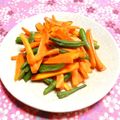 シャンプーハット's cooksnap of when they made お弁当にもう１品！いんげん人参炒め中華味.