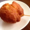 パピ豆's cooksnap of when they made HKMで簡単！アメリカンドッグ♡.