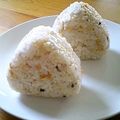 emily1022's cooksnap of when they made ✿ฺチリマヨ桜えびのおむすび✿ฺ.
