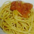 ボンタツ's cooksnap of when they made トマトソース☆スパゲティ.