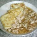 姶良猫's cooksnap of when they made ボリュームおかず！豆腐のあんかけステーキ.