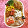 ごりごりら's cooksnap of when they made ミッキー★たこさんウインナー　キャラ弁.