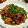CCC222's cooksnap of when they made 風邪予防 鶏からあげ甘辛ネギソース.