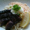 バカリャウ's cooksnap of when they made 揚げナスおろしぶっかけうどん.