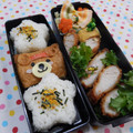 かふぇじゅん's cooksnap of when they made 紅白ハチマキくまさん稲荷.