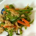 nanaharu55's cooksnap of when they made ピーマンとにんじんのツナ炒め.