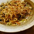 とよみき's cooksnap of when they made 和風醤油焼きうどん.