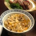 たろっぺ♪'s cooksnap of when they made 鶏ゴボウ炊き込みご飯.