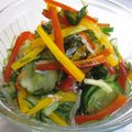motchママ's cooksnap of when they made 【農家のレシピ】彩り野菜の酢の物.