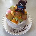 るるるん72's cooksnap of when they made 1歳の誕生日ケーキ.