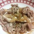 kuonnomori's cooksnap of when they made ご飯がすすむ簡単甘辛肉豆腐.