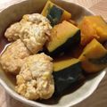 piy_cafe＊'s cooksnap of when they made 南瓜と鶏だんごの煮物.