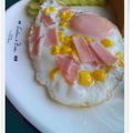 NAGANO久留米's cooksnap of when they made うちのコーンハムエッグ.